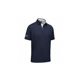 Callaway Mens TM Chev Printed Polo Shirt - Peacoat Callaway Mens TM Chev Printed Polo Shirt - Peacoat