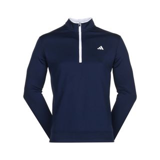 Adidas Mens Lightweight 1/2-Zip - Navy Adidas Mens Lightweight 1/2-Zip - Navy