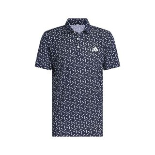 Adidas Mens Ultimate365 Mesh Print Shirt - Navy Adidas Mens Ultimate365 Mesh Print Shirt - Navy