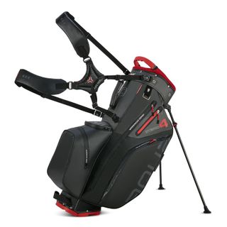 Big Max Aqua Hybrid 4 Standbag - Black/Charcoal/Red Big Max Aqua Hybrid 4 Standbag - Black/Charcoal/Red