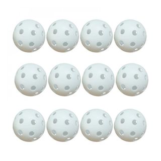 Tee2Green Airflow Practice Balls 12-pack - White Tee2Green Airflow Practice Balls 12-pack - White