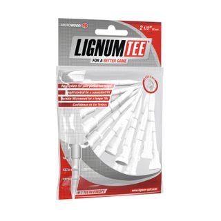Lignum Tee 62mm White - 15-pack Lignum Tee 62mm White - 15-pack