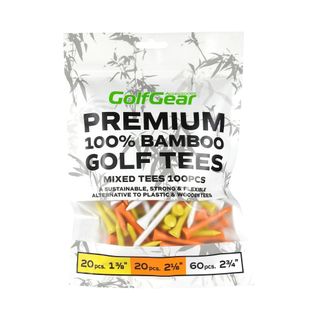 Golfgear Bamboo Tees Mix - 100 st Golfgear Bamboo Tees Mix - 100 st