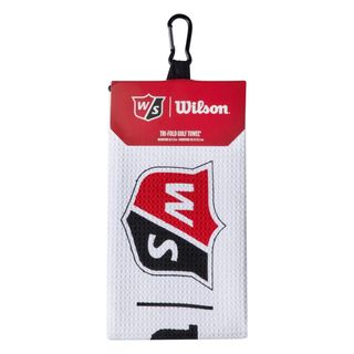 Wilson Staff Tri-Fold Towel - White Wilson Staff Tri-Fold Towel - White