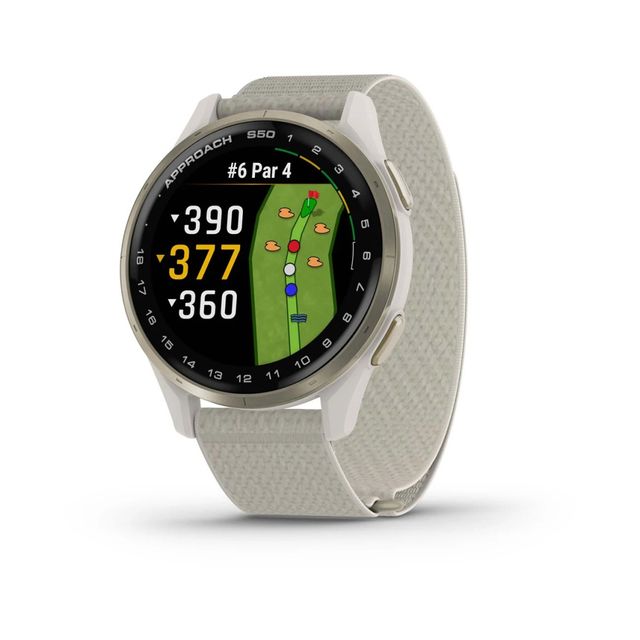 Garmin Approach S50 - Ivory Cream Gold