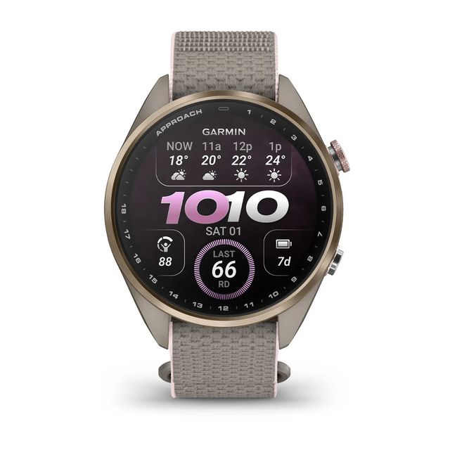 Garmin Approach S72 43mm - Gold/Pink