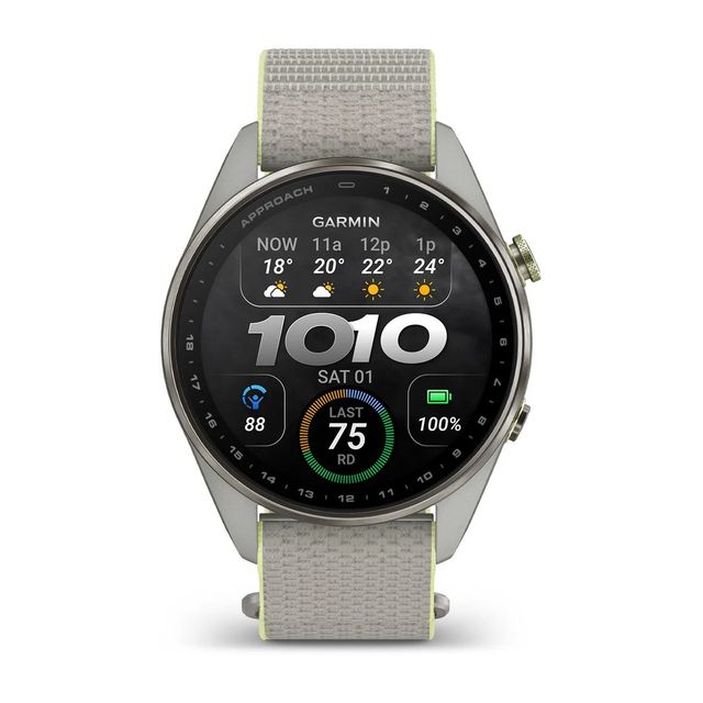 Garmin Approach S72 47mm - Silver/Lime