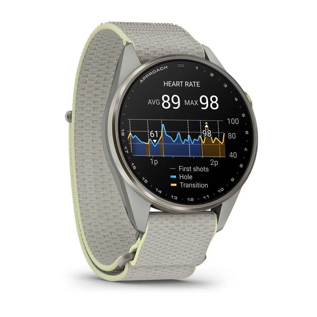 Garmin Approach S72 47mm - Silver/Lime