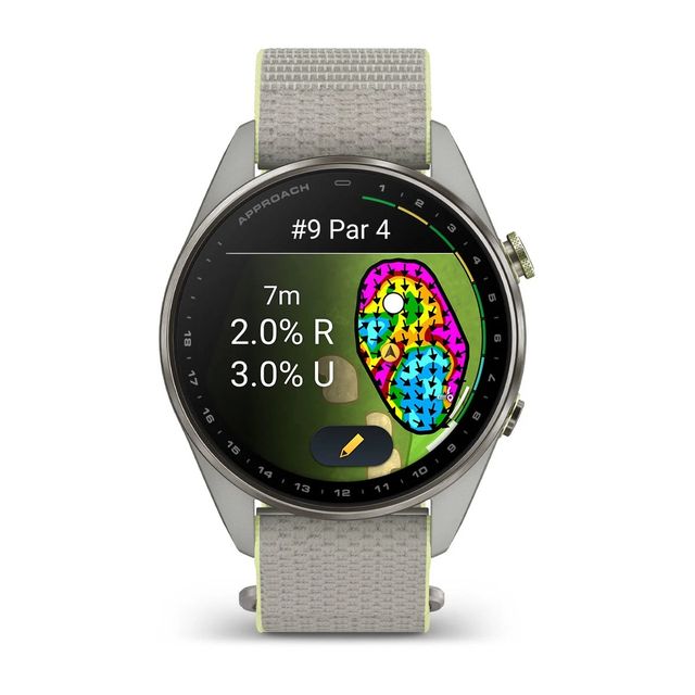 Garmin Approach S72 47mm - Silver/Lime
