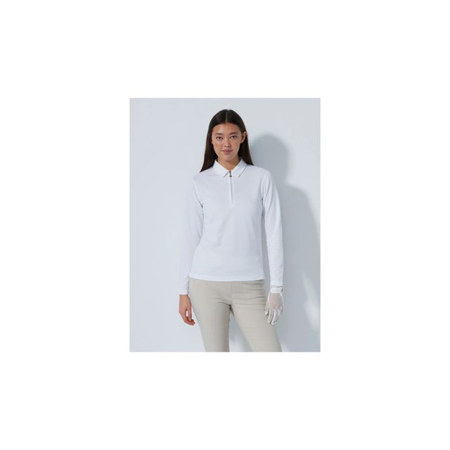 Daily Sports Peoria LS Polo Shirt - White