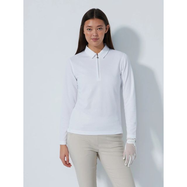 Daily Sports Peoria LS Polo Shirt - White