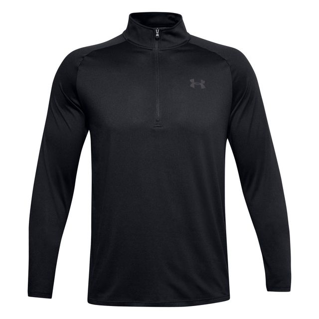 Under Armour Mens Tech 2.0 1/2 Zip - Black