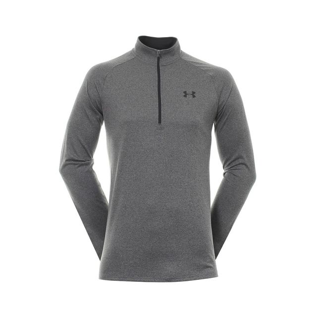 Under Armour Mens Tech 2.0 1/2 Zip - Carbon Heather