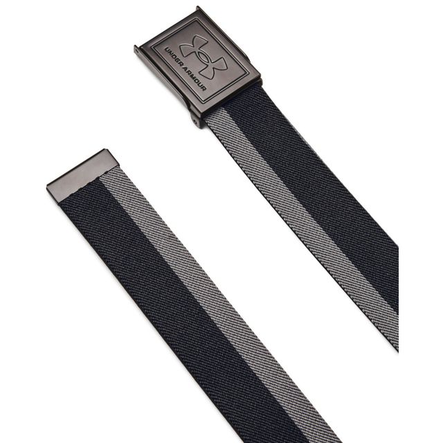 Under Armour Mens Stretch Webbing Golf Belt - Black/Castlerock
