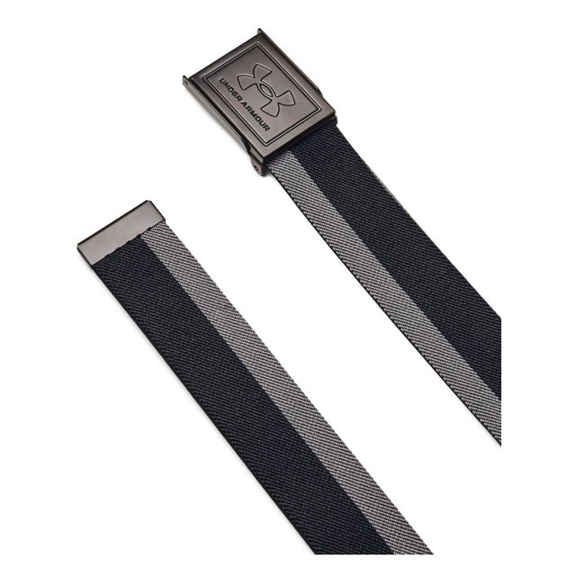 Under Armour Mens Stretch Webbing Golf Belt - Black/Castlerock