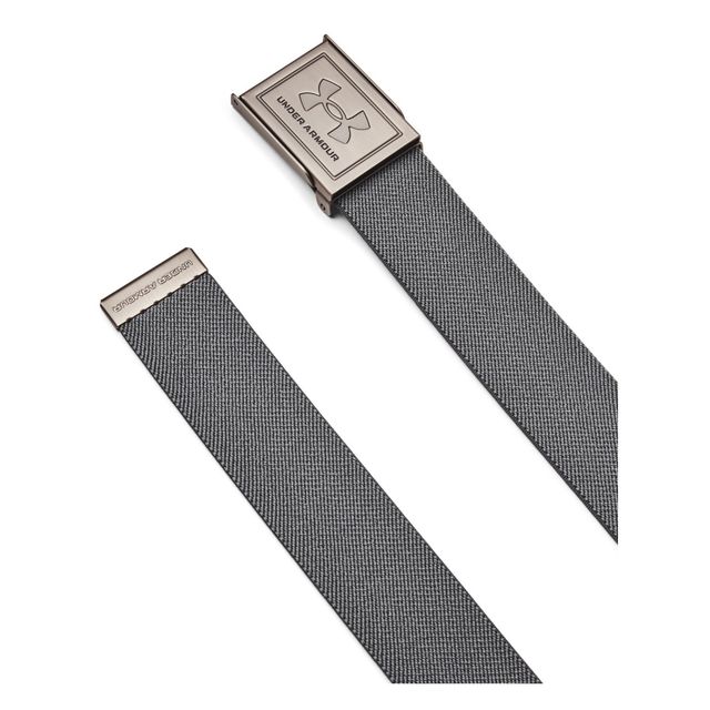 Under Armour Mens Stretch Webbing Golf Belt - Castlerock/Black