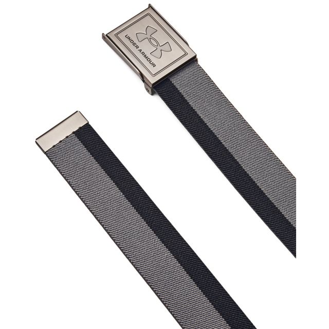 Under Armour Mens Stretch Webbing Golf Belt - Castlerock/Black
