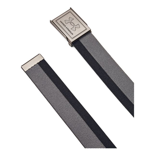 Under Armour Mens Stretch Webbing Golf Belt - Castlerock/Black