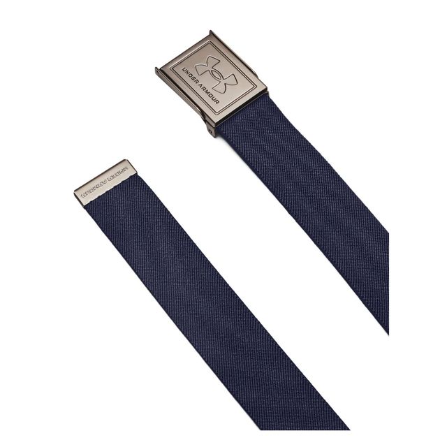 Under Armour Mens Stretch Webbing Golf Belt - Midnight Blue/Khaki
