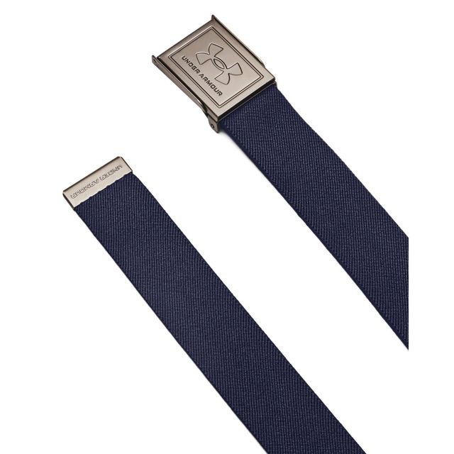 Under Armour Mens Stretch Webbing Golf Belt - Midnight Blue/Khaki
