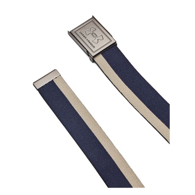 Under Armour Mens Stretch Webbing Golf Belt - Midnight Blue/Khaki