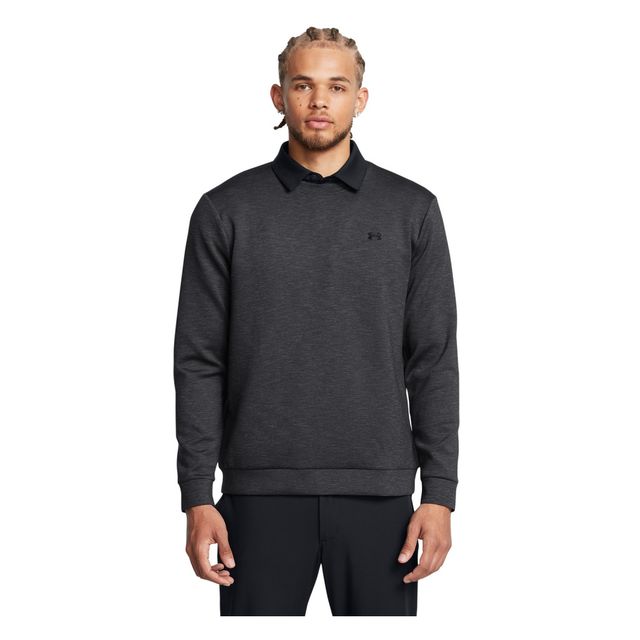 Under Armour Mens Drive Crew Neck Midlayer - Black