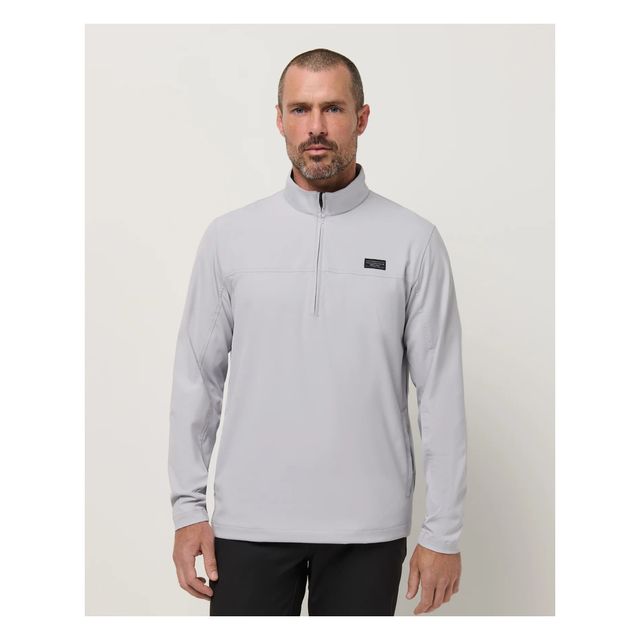 Travis Mathew Mens Wanderlust Quarter Zip - Micro Chip