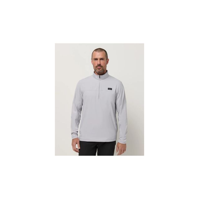 Travis Mathew Mens Wanderlust Quarter Zip - Micro Chip