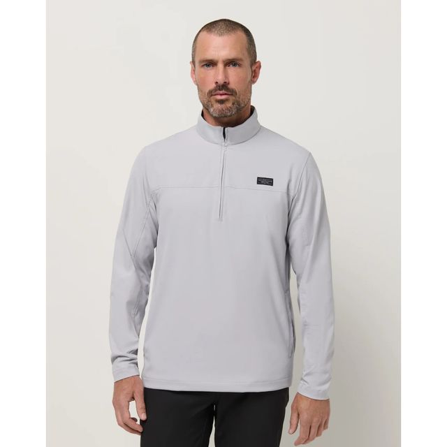 Travis Mathew Mens Wanderlust Quarter Zip - Micro Chip