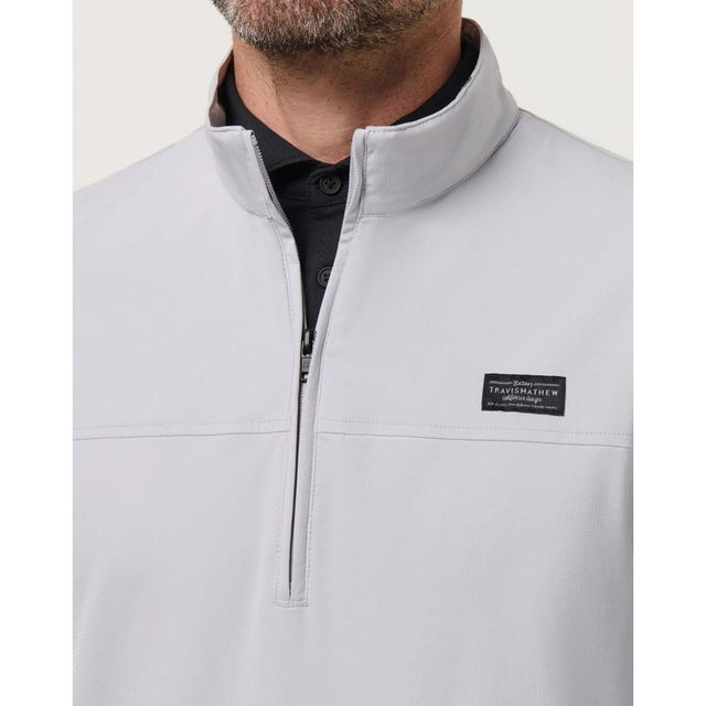Travis Mathew Mens Wanderlust Quarter Zip - Micro Chip
