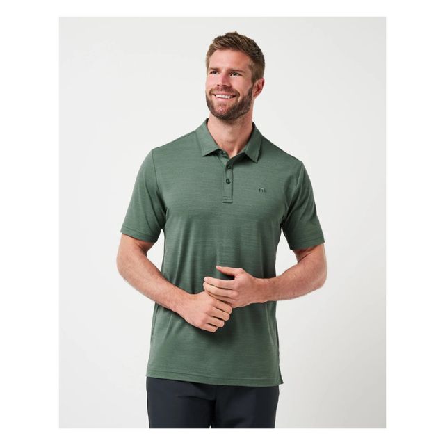 Travis Mathew Mens The Heater Polo - Balsam Green
