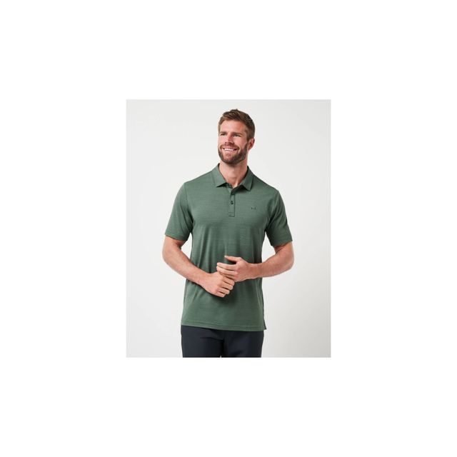 Travis Mathew Mens The Heater Polo - Balsam Green
