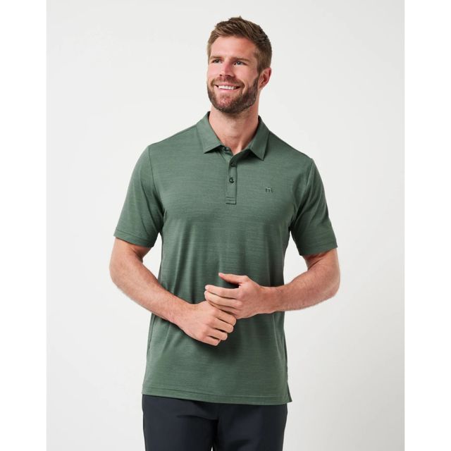 Travis Mathew Mens The Heater Polo - Balsam Green