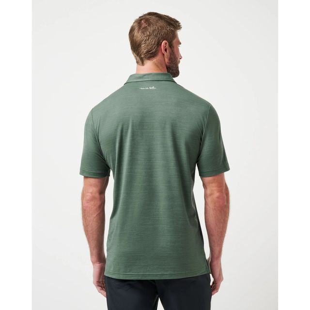 Travis Mathew Mens The Heater Polo - Balsam Green
