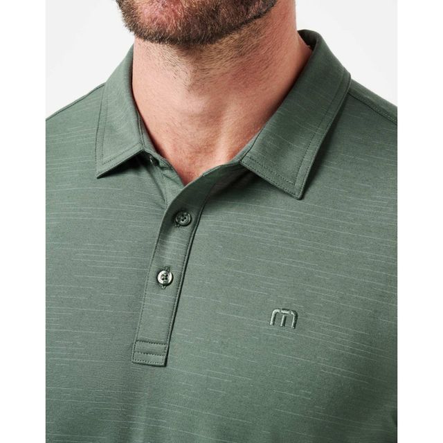 Travis Mathew Mens The Heater Polo - Balsam Green