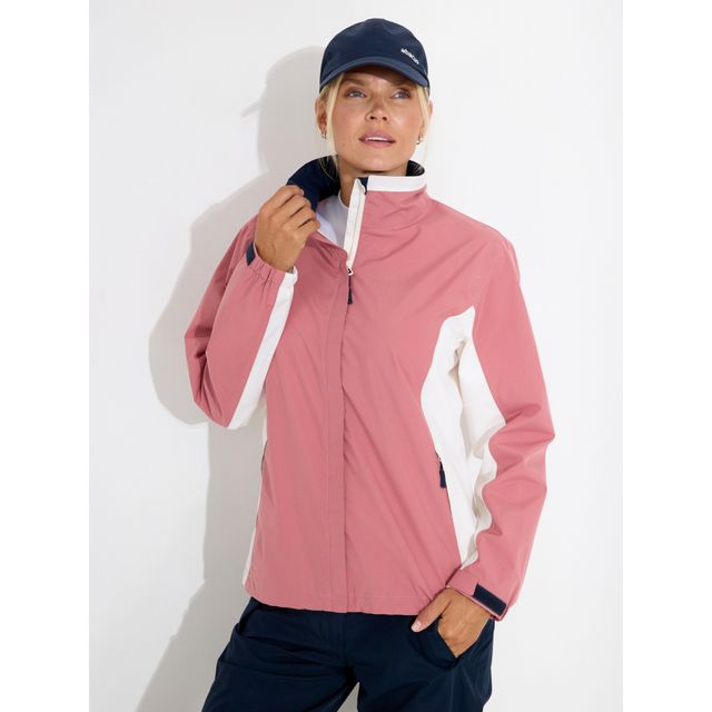Abacus Lds Links Stretch Rainjacket - Dusty Rose