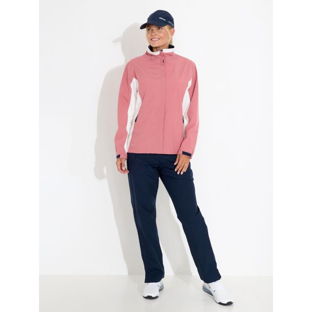 Abacus Lds Links Stretch Rainjacket - Dusty Rose