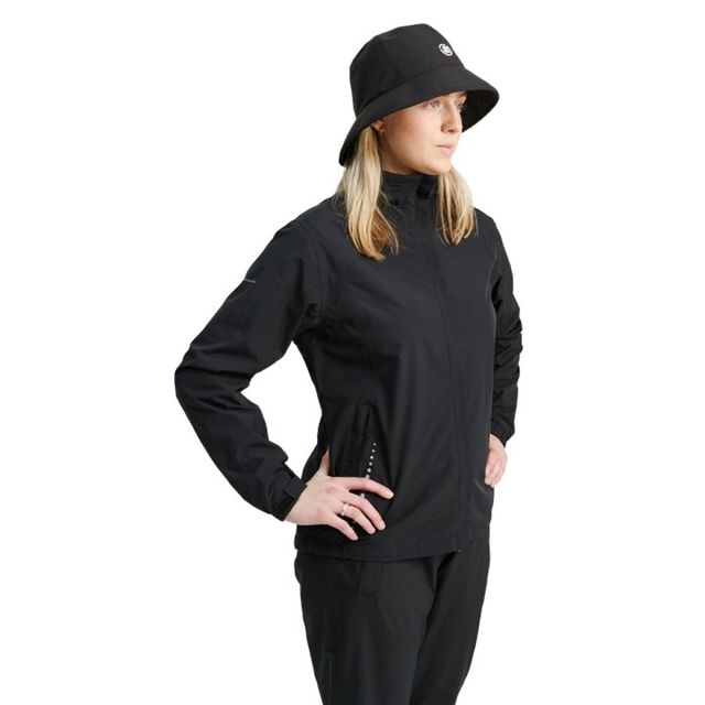 Abacus Lds Links Stretch Rainjacket - Black
