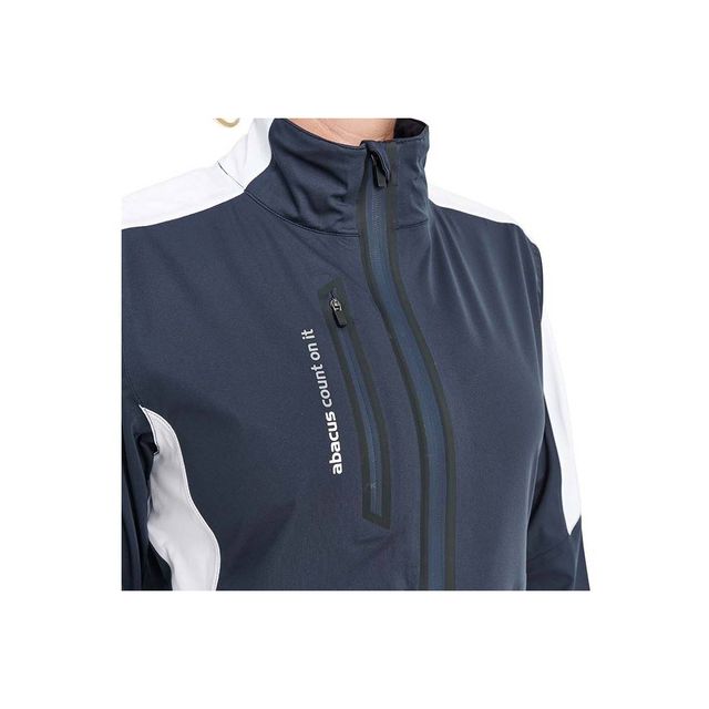 Abacus Lds Bounce Rain Jacket - Navy/White