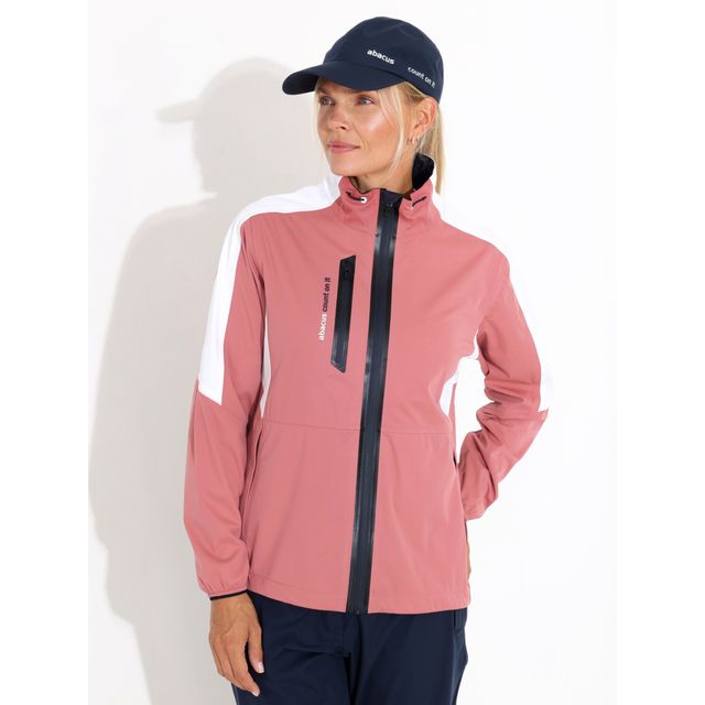 Abacus Lds Bounce Rain Jacket - Dusty Rose