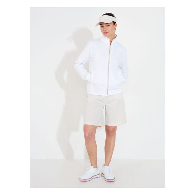 Abacus Lds Bovey Midlayer Jacket - White/Light Sand