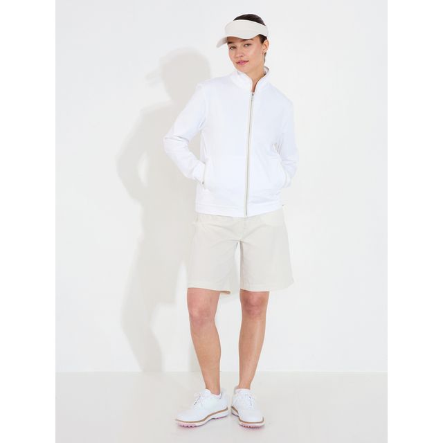 Abacus Lds Bovey Midlayer Jacket - White/Light Sand