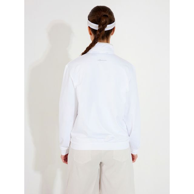 Abacus Lds Bovey Midlayer Jacket - White/Light Sand