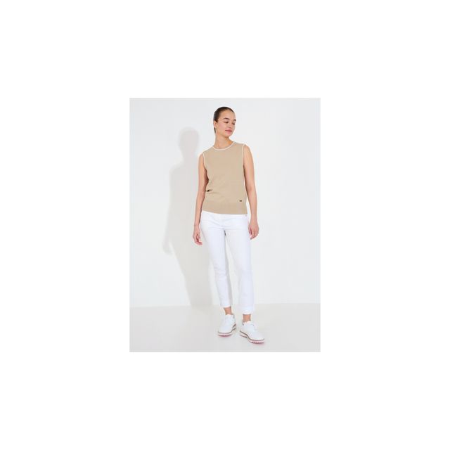 Abacus Lds Niblick Sleeveless - Light Sand