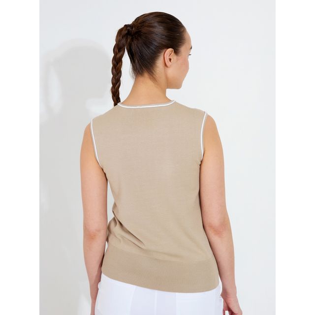 Abacus Lds Niblick Sleeveless - Light Sand