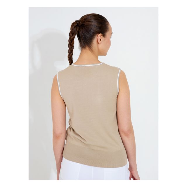 Abacus Lds Niblick Sleeveless - Light Sand