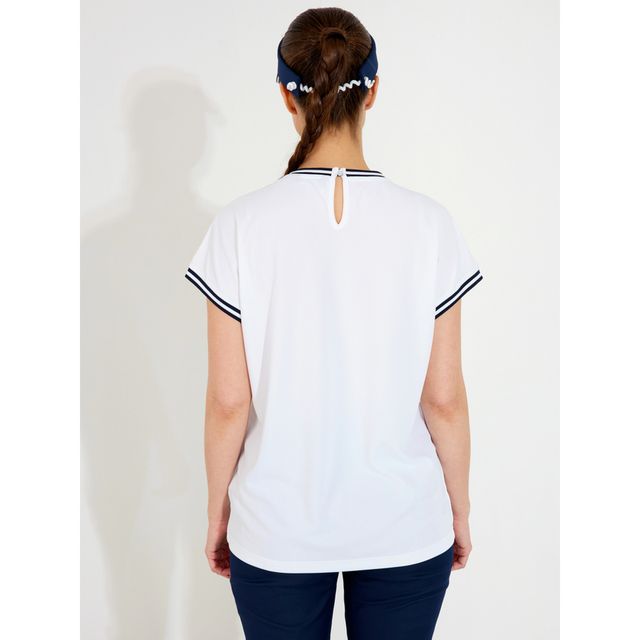 Abacus Lds Peggy Loosefit Cupsleeve - White