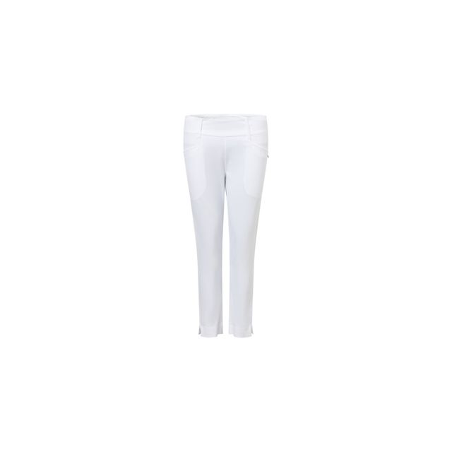 Abacus Lds Elite 7/8 Trousers Mid Waist - White