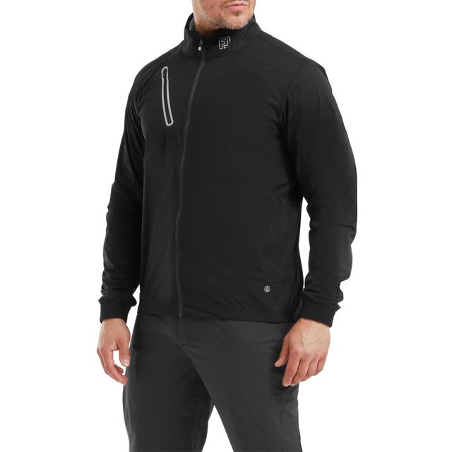 Footjoy Mens HydroKnit Rain Jacket - Black