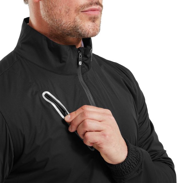 Footjoy Mens HydroKnit Rain Jacket - Black